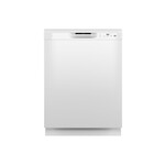 GE GDF510PGRWW 24" Built-In Full Console Dishwasher with 14 Place Settings, ENERGY STAR Rated, Dry Boost and Water Leak Sensor (White)