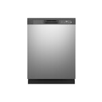 GE GDF510PSRSS 24" Built-In Full Console Dishwasher with 14 Place Settings, ENERGY STAR Rated, Dry Boost and Water Leak Sensor (Stainless Steel)