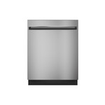 GE GDT225SSLSS 24" ENERGY STAR ADA Compliant Built-In Fully Integrated Dishwasher with Stainless Steel Tub and Sanitize Cycle (Stainless Steel)