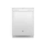 GE GDT550PGRWW 24" Built-In Fully Integrated Dishwasher with 16 Place Settings, ENERY STAR Rated, Dry Boost and AutoSense Wash Cycle (White)