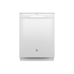 GE GDT630PGRWW 24" Built-In Fully Integrated Dishwasher with 16 Place Settings, Bottle Jets, 3rd Rack and ENERGY STAR Rated (White)