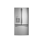 GE GFE26JYMFS 36" French Door Refrigerator with 25.7 Cu. Ft. Capacity, ENERGY STAR Rated, LED Lighting and Space-Saving Icemaker (Fingerprint Resistant Stainless Steel)