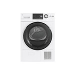 GE GFT14ESSMWW 24" Front Load Ventless Condenser Electric Dryer with 4.1 cu. ft. Capacity, Stainless Steel Basket, Energy Star, in White