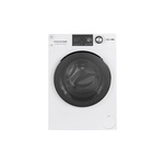 GE GFW148SSMWW 24" Frontload Washer with Steam, 2.4 cu. ft. Capacity, Plugs into Dryer or Wall, Energy Star, Electronic Touch Controls, in White