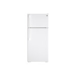 GE GIE18GTNRWW 28" Top Freezer Refrigerator with 17.52 cu. ft. Capacity, Energy Star and Factory-Installed Icemaker (White)