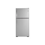 GE GIE19JSNRSS 30" Top Freezer Refrigerator with 19.2 Cu. Ft. Capacity, ENERGY STAR Rated and LED lighting in Stainless Steel