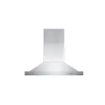 ZLINE GL2i48 48" Island Mounted Range Hood with 400 CFM Motor, 4 Speed Levels, LED Lights, Baffle Filters and Control Panel with LCD in Brushed Stainless Steel