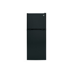 GE GPE12FGKBB 24" Top Freezer Refrigerator with 11.6 Cu. Ft. Capacity, ENERGY STAR Rated, ADA Compliant and LED Interior Lighting (Black)