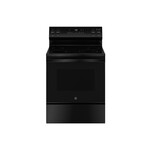 GE GRF400SVBB 30" Freestanding Electric Range with 4 Radiant Elements, 5.3 cu. ft. Capacity, Steam Clean, Sabbath Mode (Black)