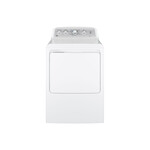 GE GTD45EASJWS 27" Electric Dryer with 7.2 cu. ft. Capacity, Sensor Dry and Up To 120 ft. Venting​ in White