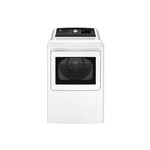 GE GTD58EBSVWS 27" Electric Dryer with 7.4 cu. ft. Capacity, Up To 120 ft. Venting​ and Sensor Dry in White