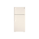 GE GTE17DTNRCC 28" Top Freezer Refrigerator with 16.6 Cu. Ft. Capacity, LED Lighting, ENERGY STAR Rated and ADA Compliant (Bisque)