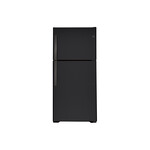 GE GTS22KMNRDS 33" Garage-Ready Top Freezer Refrigerator with 21.9 cu. ft. Capacity, LED Lighting and Crisper Drawer (Black Slate)