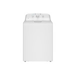 GE GTW325ASWWW 27" Top Load Washer with 4 cu. ft. Capacity, Stainless Steel Basket and Water Level Control in White