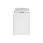 GE GTW385ASWWS 27" Top Load Washer with 4.3 cu. ft. Capacity, Stainless Steel Basket, Water Level Control, in White