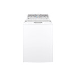 GE GTW500ASNWS 27" Top Load Washer with 4.6 cu. ft. Capacity, ENERGY STAR Rated and Stainless Steel Basket in White