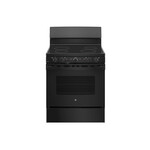 GE JB480DTBB 30" Freestanding Electric Range with 4 Elements, 5 cu. ft. Capacity Oven, Self-Clean, Storage Drawer and Dual-Element Bake (Black)