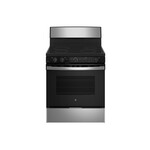 GE JB480STSS 30" Freestanding Electric Range with 4 Elements, 5 cu. ft. Capacity Oven, Self-Clean, Storage Drawer and Dual-Element Bake (Stainless Steel)