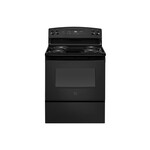 GE JBS360DMBB 30" Freestanding Electric Range with 4 Coil Elements, 5 cu. ft. Oven Capacity, Sensi-Temp Technology and Storage Drawer (Black)