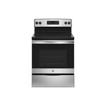 GE JBS60RKSS 30" Freestanding Electric Range with 4 Elements, 5.3 cu. ft. Oven Capacity and Storage Drawer (Stainless Steel)