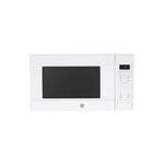 GE JES1657DMWW Countertop Microwave with 1.6 Cu. Ft. Capacity, Sensor Cook and Control Lockout (White)