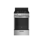 GE JGAS640RMSS 24" Steam Clean Gas Range with 4 Burners, 2.9 cu. ft. Oven Capacity, in Stainless Steel