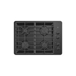 GE JGP3030DLBB 30 inch Gas Cooktop with 4 Burners, Dishwasher-Safe Grates and MAX Burner System (Black)