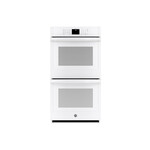 GE JKD3000DNWW 27" Smart Built-In Double Wall Oven with 8.6 cu. ft. Total Capacity and Self-Clean with Optional Steam Clean (White)