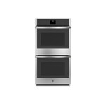 GE JKD5000SVSS 27" Smart Built-In Convection Double Wall Oven with 8.6 cu. ft. Total Capacity , True European Convection and No Preheat Air Fry (Stainless Steel)