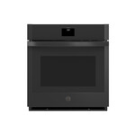 GE JKS5000DVBB 27" Smart Built-In Convection Single Wall Oven with 4.3 cu. ft. Total Capacity, True European Convection and No Preheat Air Fry (Black)