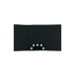 GE JP3036DLBB 36" Electric Cooktop with 5 Elements, Keep Warm Setting and Hot Surface Indicator Lights (Black)