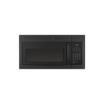 GE JVM3160DFBB 30" Over the Range Microwave with 300 CFM, 1.6 cu. ft. Capacity, 1000 Cooking Watts, 10 Power Levels (Black)