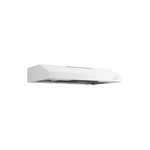 GE JVX3300DJWW 30" Under Cabinet Range Hood with 200 CFM, Cooktop Lighting and Dishwasher Safe Filter (White)