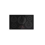 LG LCE3610SB 36" Electric Radiant Cooktop with 5 Elements