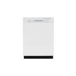 LG LDFC2423W 24" Front Control Dishwasher with SenseClean, 52 DBA (White)