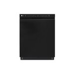 LG LDFN4542B 24" Front Control Dishwasher with Quadwash and 3rd Rack (Black)