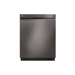 LG LDFN4542D 24" Front Control Dishwasher with Quadwash and 3rd Rack (Black Stainless Steel)