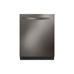 LG LDTH7972D 24" Smart Top Control Wi-Fi Enabled Dishwasher with 1-Hour Wash/Dry, QuadWash Pro, TrueSteam, Dynamic Heat Dry, PrintProof Finish (Black Stainless Steel)