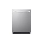 LG LDTH7972S 24" Smart Top Control Wi-Fi Enabled Dishwasher with 1-Hour Wash/Dry, QuadWash Pro, TrueSteam, Dynamic Heat Dry, PrintProof Finish (Stainless Steel)