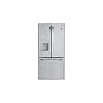 LG LFDS22520S 30" French Door Refrigerator with Water Dispenser, 21.8 cu. ft. Capacity, Energy Star, ADA Compliant, in Stainless Steel