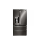 LG LMXS28626D 36" Smart French Door Refrigerator with 27.8 cu. ft. Capacity, Door Cooling+, Multi-Air Flow Cooling, Fresh Air Filter, Energy Star  (Black Stainless Steel)