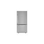 LG LRDCS2603S 33" Bottom Freezer Refrigerator with 25.5 cu. ft. Capacity, Sabbath Mode, Energy Star, PrintProof Finish (Stainless Steel)