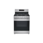 LG LRGL5823S 30" Smart Wi-Fi Enabled Freestanding Gas Range with 5 Sealed Burners, 5.8 cu. ft. Capacity, Fan Convection, Air Fry, EasyClean, Sabbath Mode (Stainless Steel)