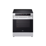 LG LSIL6332FE 30" Slide-In Induction Range with 4 Elements, 6.3 cu. ft. Capacity, Convection and Air Fry, UltraHeat™ 3.9kW element, SmoothTouch® Glass Controls, in PrintProof Stainless Steel