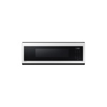 Samsung ME11CB751012 30" Bespoke Smart Slim Over-the-Range Microwave with 1.1 cu. ft. Capacity, 1100 Watts Cooking Power, 400 CFM and Wi-Fi and Voice Control in White Glass