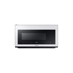 Samsung ME21B706B12 30" 2.1 Cu. Ft. Over-The-Range Microwave with 300 CFM, Wi-Fi Connect, Glass Touch Control, LED Lighting (White Glass)