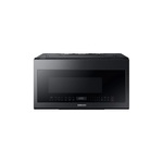 Samsung ME21M706BAG 30" 2.1 Cu. Ft. Over-The-Range Microwave with 300 CFM, Wi-Fi Connect, Glass Touch Control, LED Lighting (Fingerprint Resistant Black Stainless Steel)