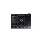 Samsung NA30N7755TG 30" Smart Gas Cooktop with 22K True Dual Power Burner, Analog Controls with Digital Wi-Fi, Cast iron Griddle (Black Stainless Steel)