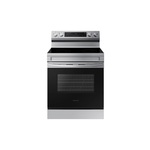 Samsung NE63A6111SS 30" Smart Freestanding Electric Range with 4 Elements, 6.3 cu. ft. Capacity Oven, Storage Drawer and Steam Clean in Stainless Steel