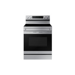 Samsung NE63A6511SS 30" Smart Freestanding Electric Range with 5 Elements, 6.3 cu. ft. Oven Capacity, Convection, Self & Steam Clean and Air Fry (Stainless Steel)